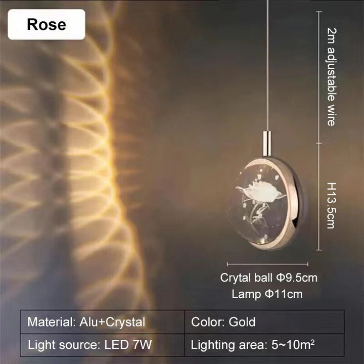 Lisslune | Romantic Crystal Rotating Mood LED Lights
