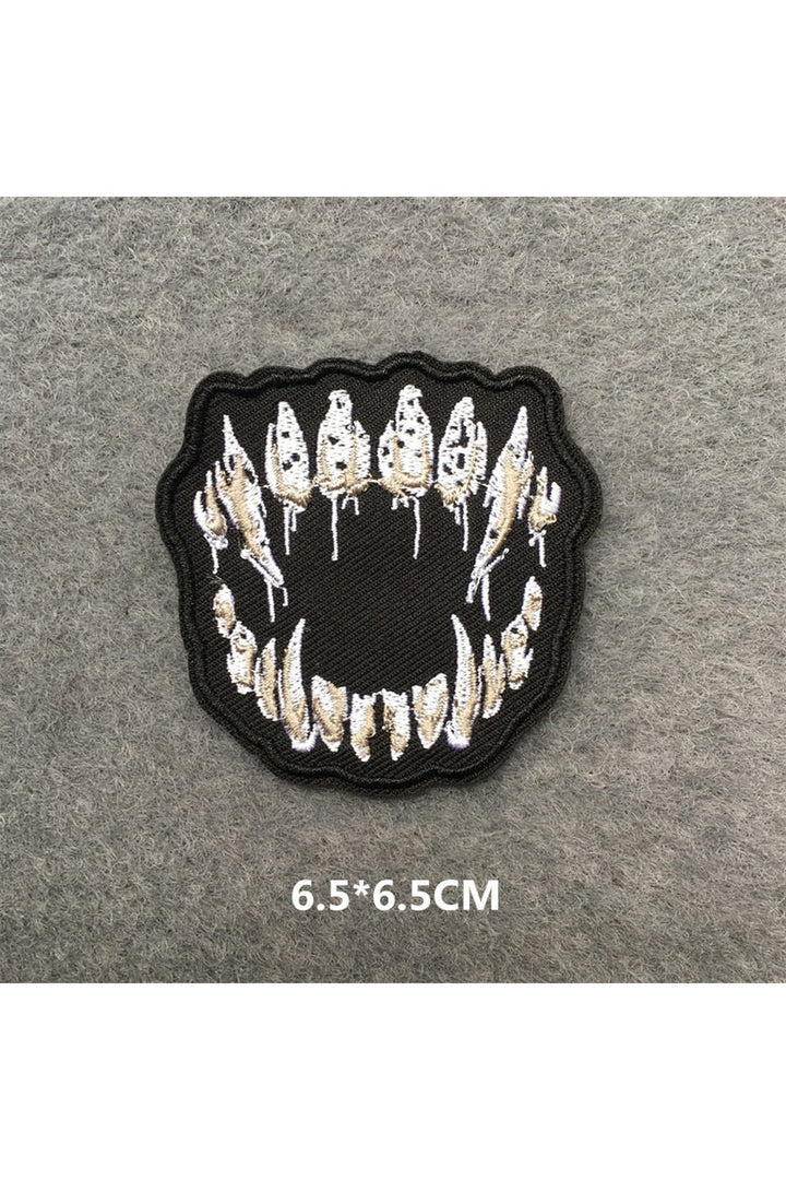 Lisslune | Punk embroidered patch set