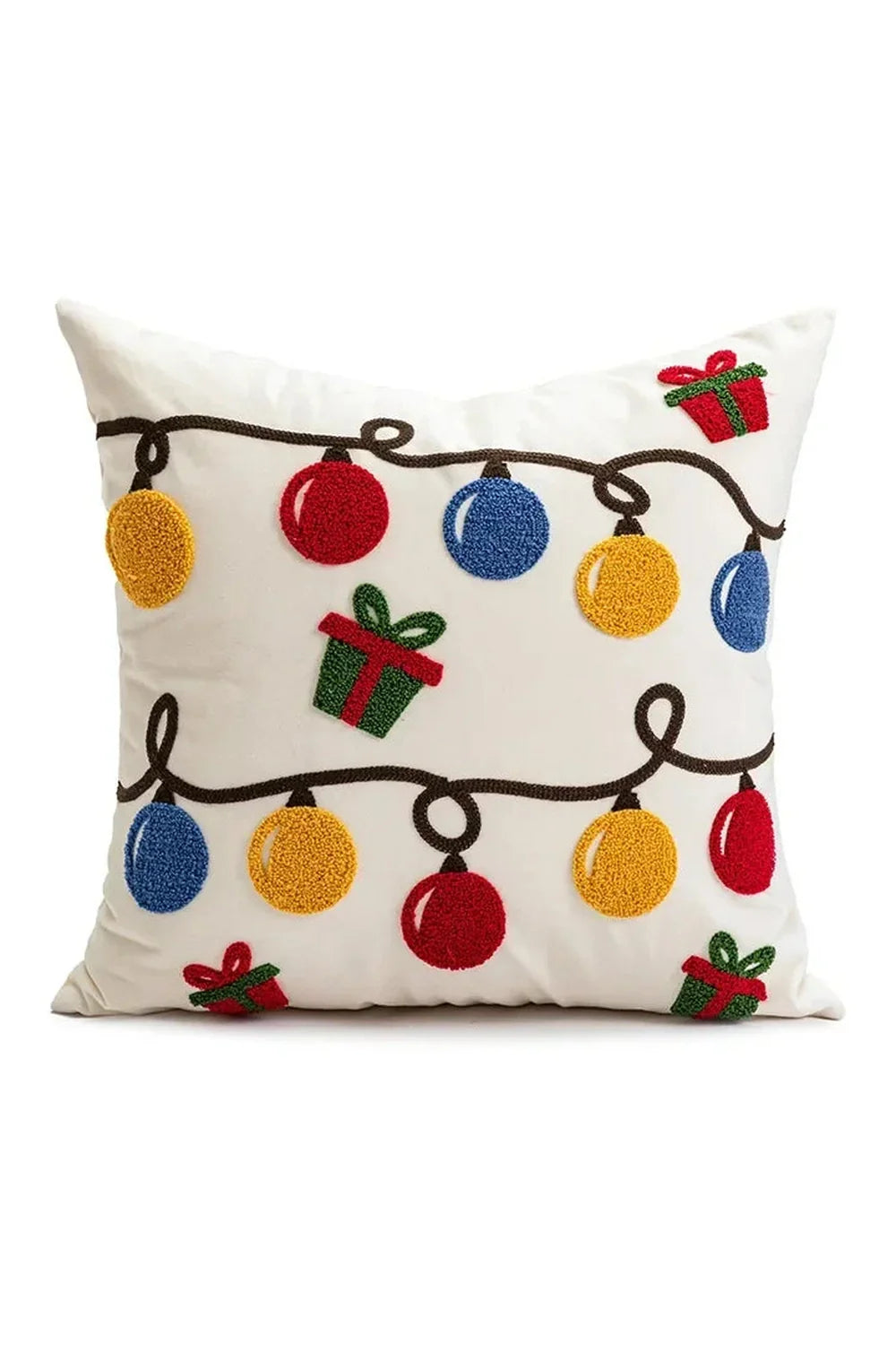 Lisslune | red Christmas pillow cover