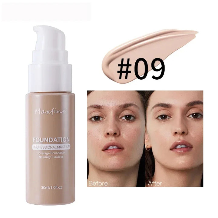 Rynx | Liquid Face Foundation Cream Oil Control BB Cream Matte Base Brightening Concealer Long-lasting Full Coverage Women's Makeup Cosmetics