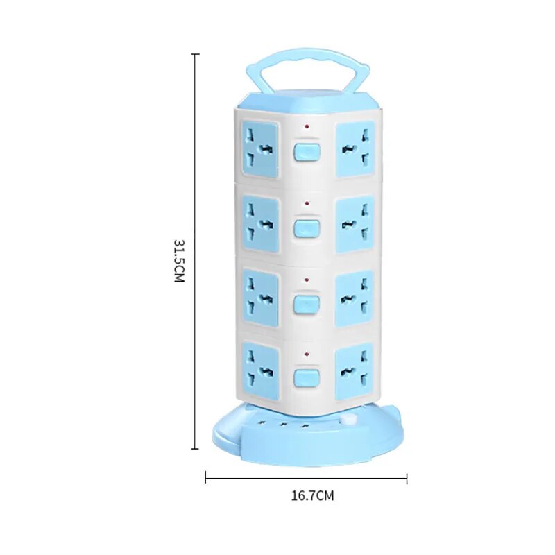 Lisslune | Tower Design Surge Protector Vertical Power Strip