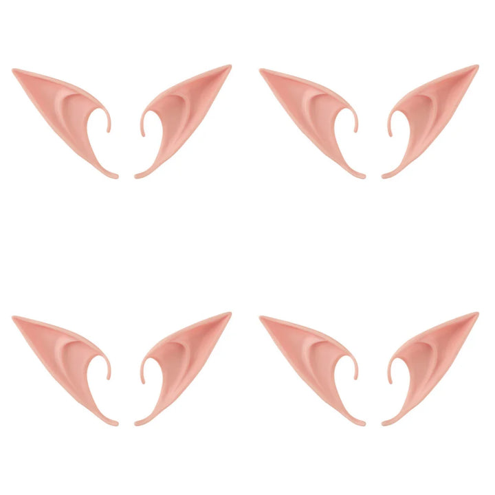 Rynx | Halloween Cosplay Latex Fairy Angel Elf Ears Masquerade Party Costumes Halloween Party Decoration Accessories Photo Props Children's Gift