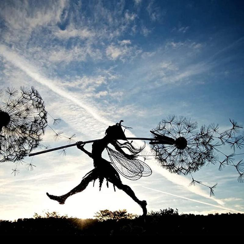 Lisslune | Fairies on a Milk Thread Art Sculpture