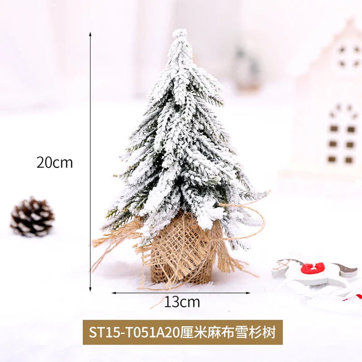 Rynx | Mini PE Christmas tree decoration Pine Topping Table Christmas tree Christmas home Party Wedding decoration New Year's gift
