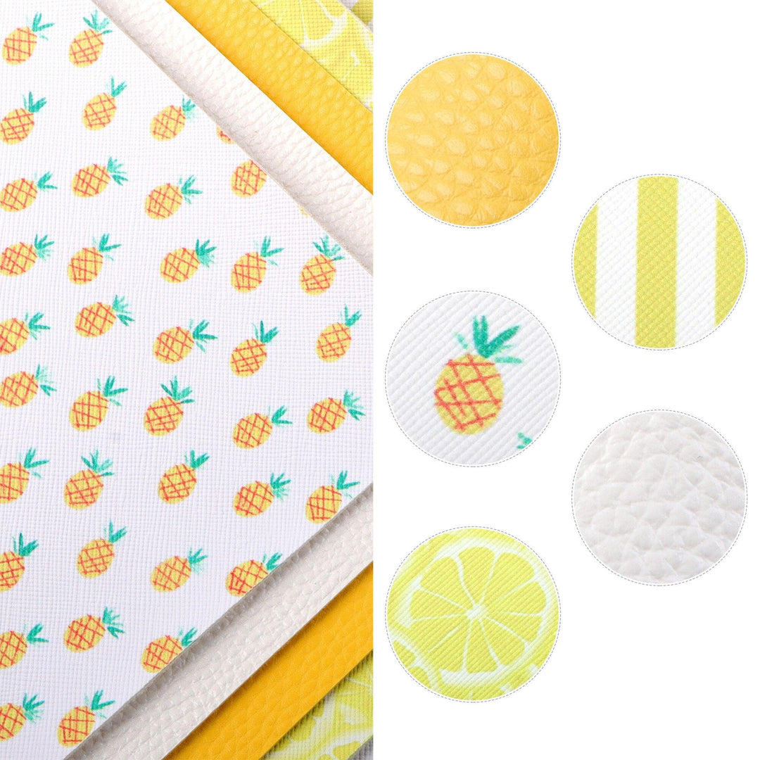 Lisslune | Elegant fish scale dot faux leather craft kit for creative projects