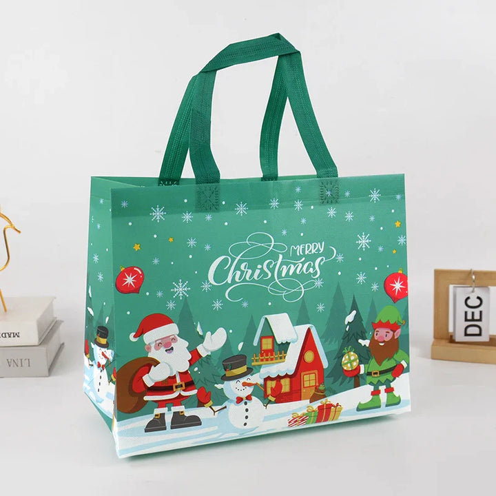 Rynx Christmas gift bag Santa Claus snowman candy gift wrapping bag 2024 Merry Christmas party home decoration Navidad Noel 2025 New Year