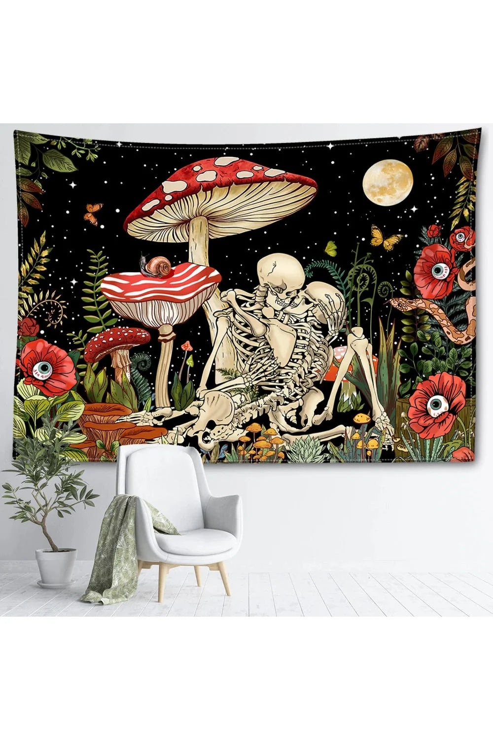 Lisslune | Skeleton Tapestry