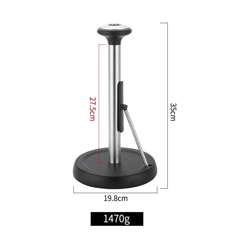 Lisslune | Elegant stainless steel paper roll holder for kitchen and bathroom