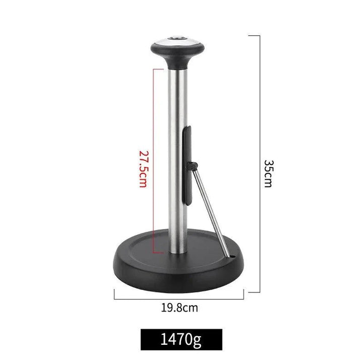 Lisslune | Elegant stainless steel paper roll holder for kitchen and bathroom