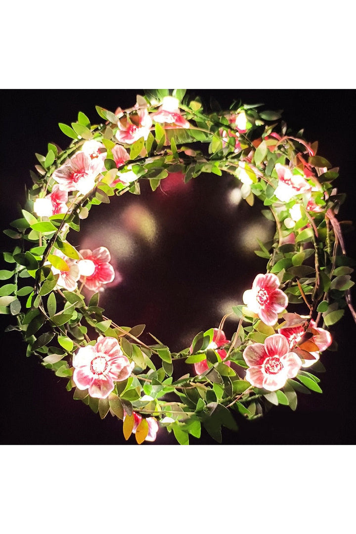 Lisslune | white rose light garland