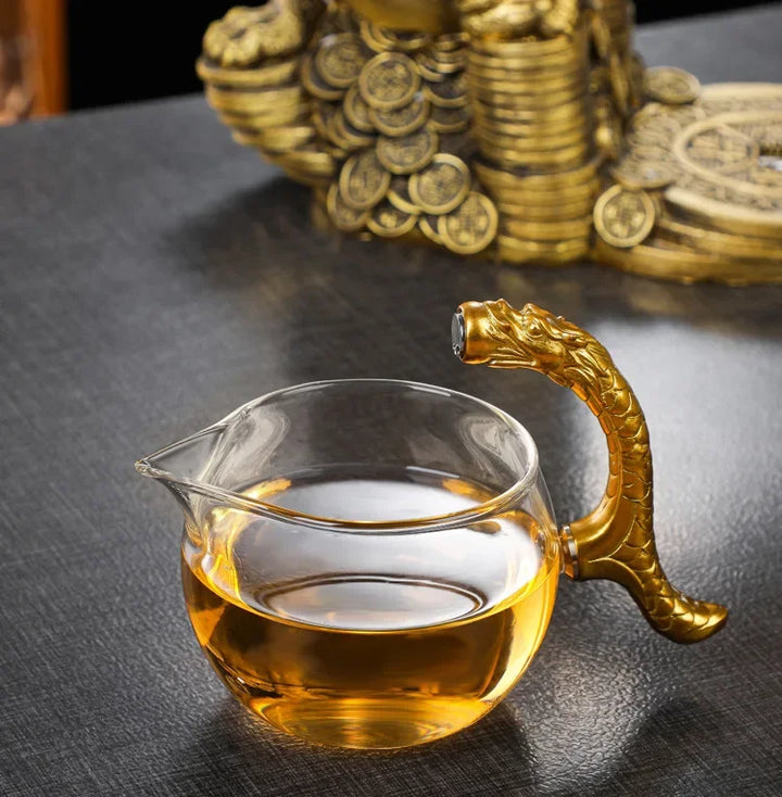 Lisslune | Dragon Phoenix Fully Automatic Magnetic Teapot