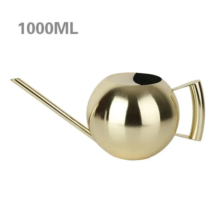 Lisslune | Stylish Stainless Steel Watering Can with Extended Spout - Perfect for Plant Care