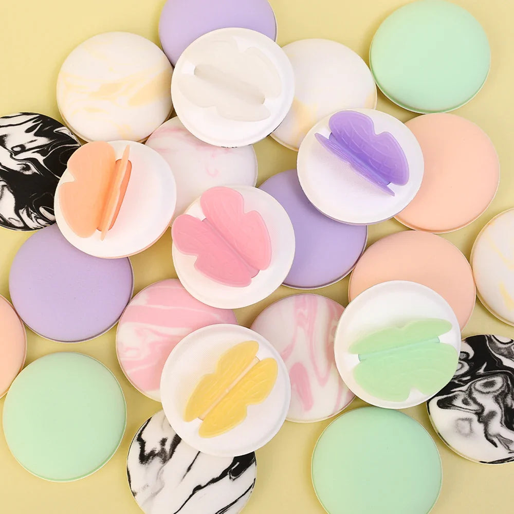 Rynx | 4PCS Butterfly Cosmetic Sponge Set Makeup Sponges Foundation Air Cushion Dry and Wet Use Soft Candy Cotton Powder Puff Makeup Tool