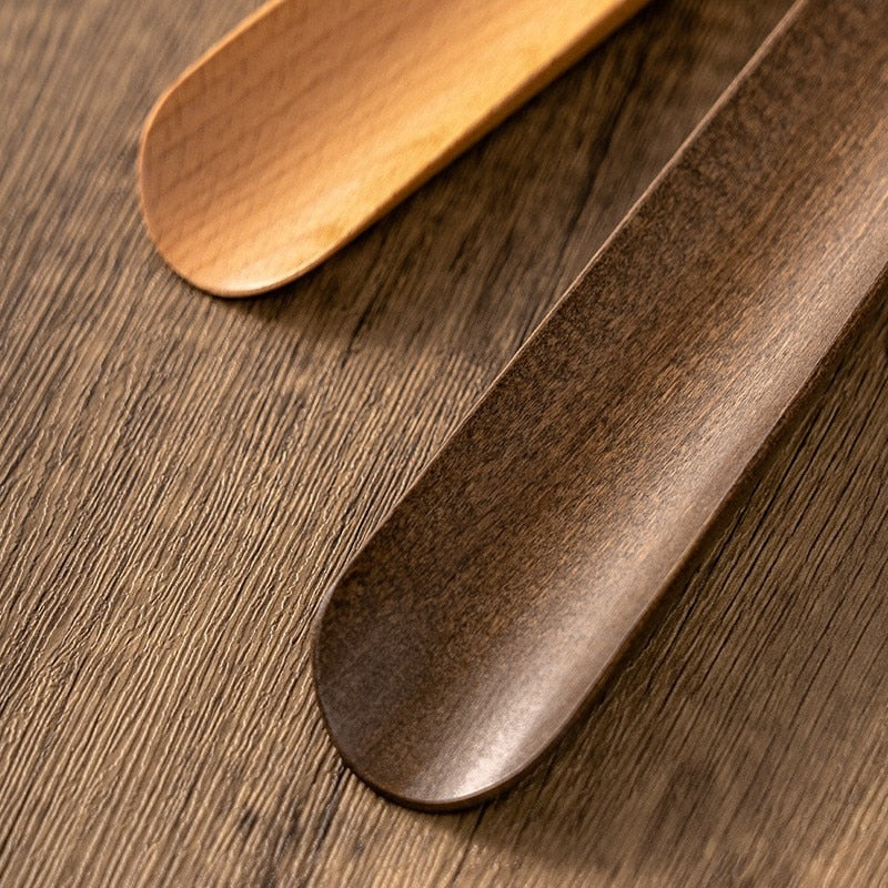 Lisslune | Wood long handle magnetic shoehorn