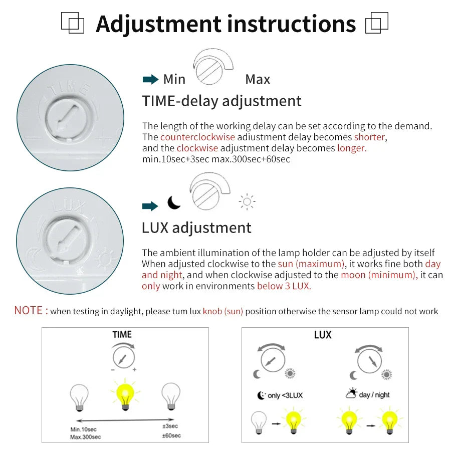 Lisslune | Motion-Activated Adjustable Smart Light Socket
