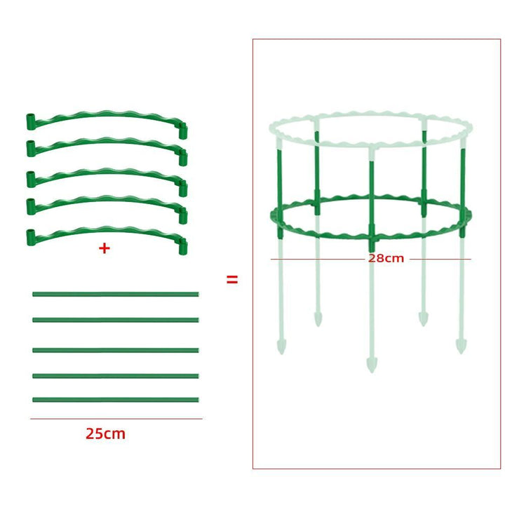 Lisslune | Versatile Plant Support Stake: Essential Tool for Flourishing Gardens and Greenhouses