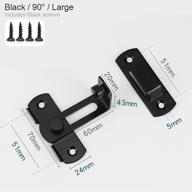 Lisslune | Sliding Simple Cabinet Closet Lock
