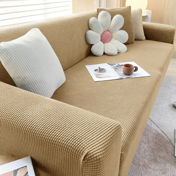 Lisslune | FlexiCover Elastic Sofa Cover – Protection Cover for Corner Sofas and Standard Sofas