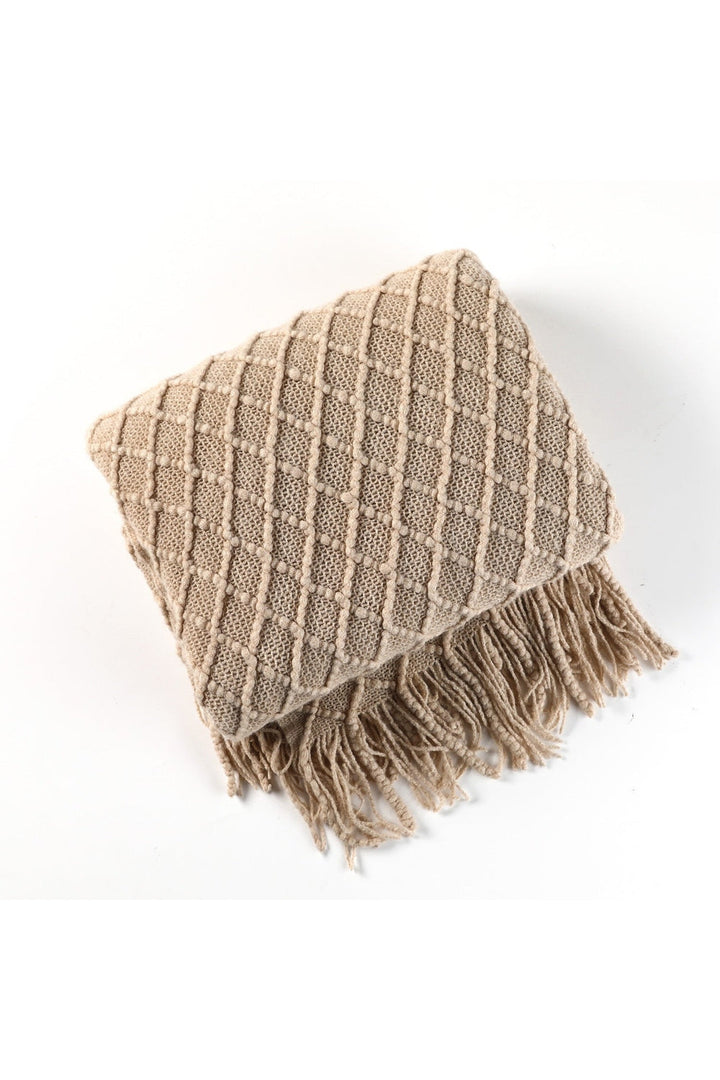 Lisslune | Solid Color Sofa Blanket