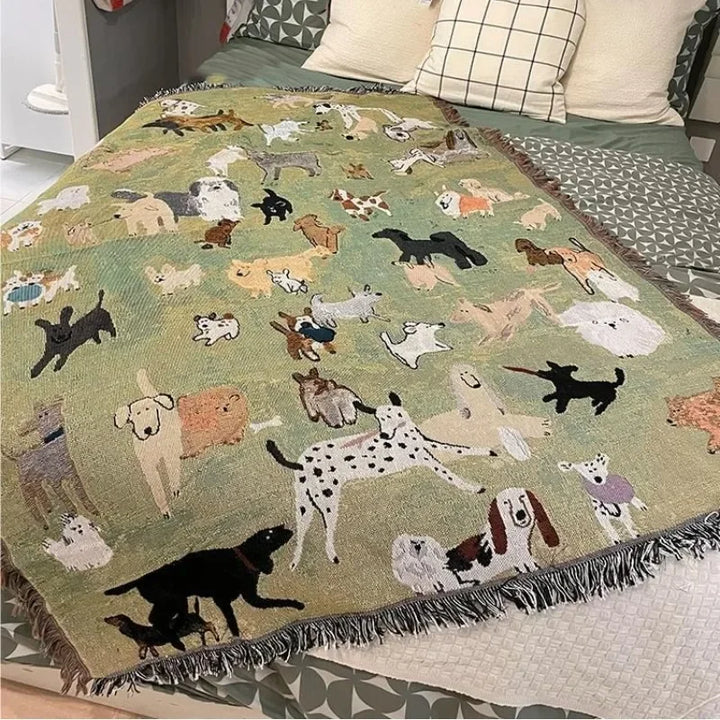 Lisslune | Dog tile blanket