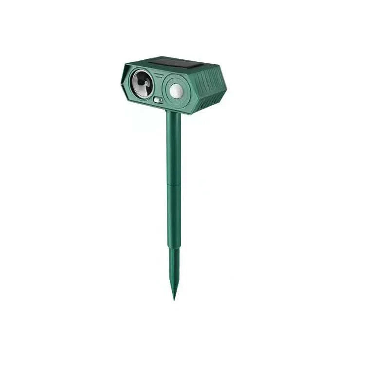 Lisslune | ULTRAGUARD ANIMAL REPELLER – Ultrasonic Animal Repeller with LED Light – Weatherproof & Battery Operated for Garden & Outdoor Use