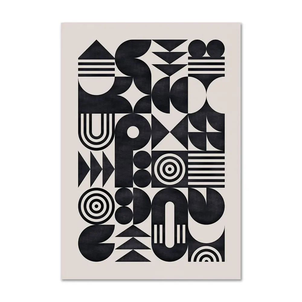 Lisslune | Monochrome Canvas Poster