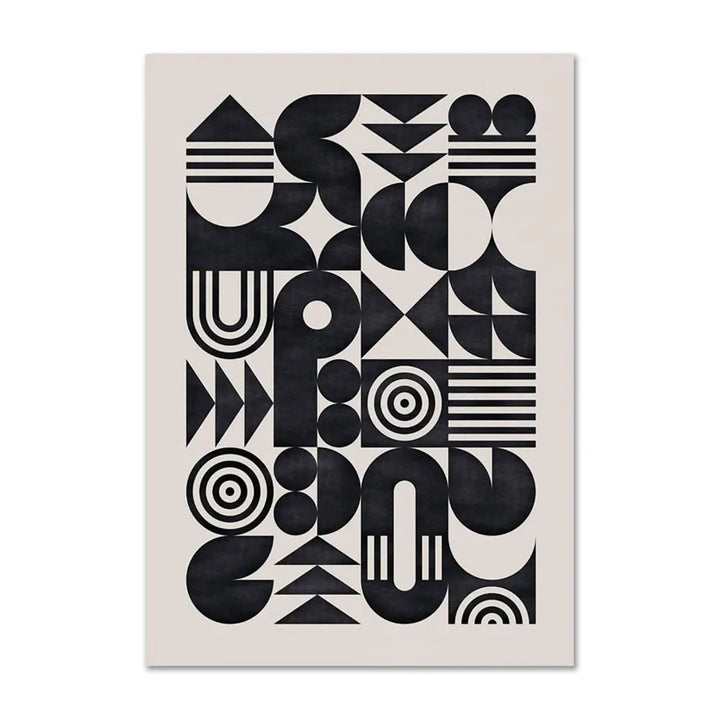 Lisslune | Monochrome Canvas Poster