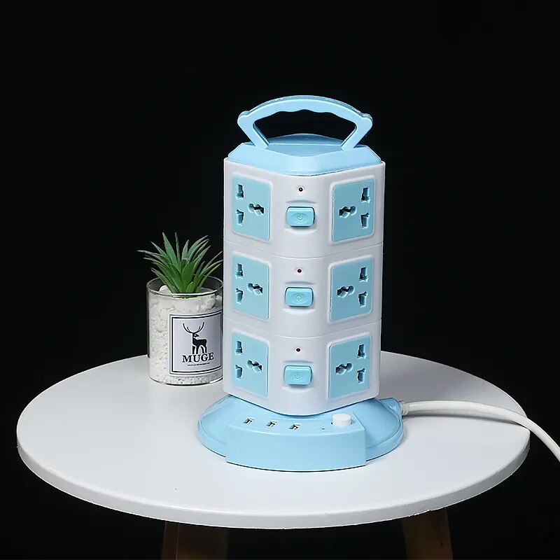 Lisslune | Tower Design Surge Protector Vertical Power Strip