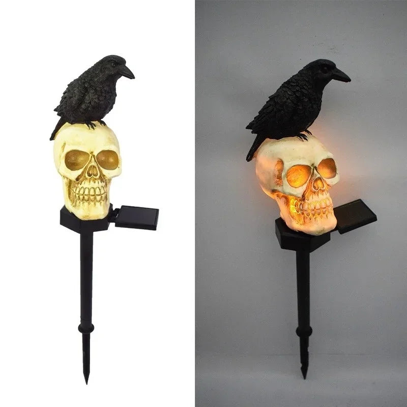 Rynx | Halloween Outdoor Light Skeleton Ghost Horror Grimace Party Decoration for Courtyard Home Holiday Lighting Garden Decoration