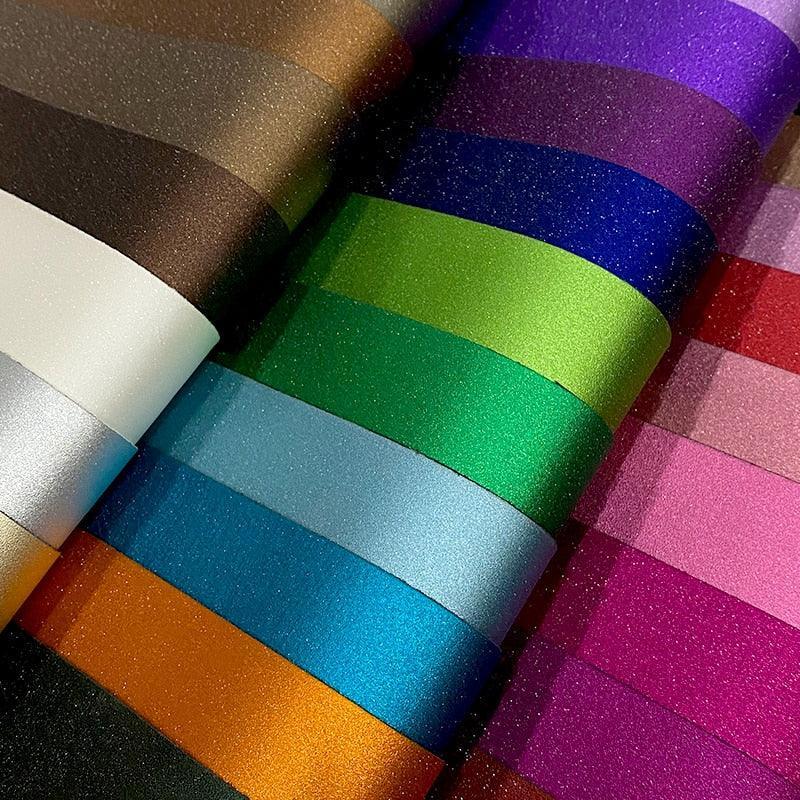 Lisslune | Litchi PU Leather Craft Sheets - Enhance Your DIY Creations