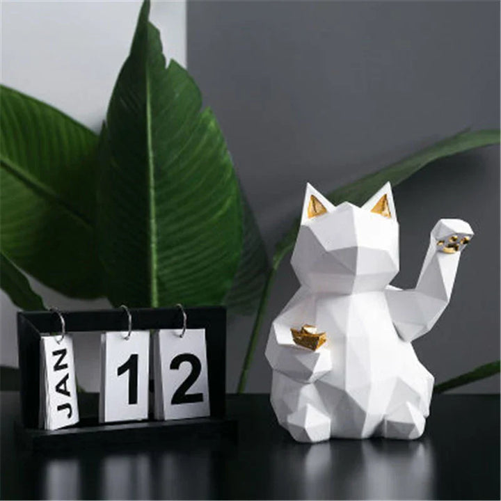 Lisslune | Nordic Style Geometric Lucky Cat