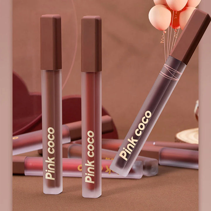 Rynx | Fog Texture Lip Gloss Matte Water Liquid Lipstick Moisturizing Lip Gloss Long-lasting Sexy Lips Tint Makeup Korean Cosmetics