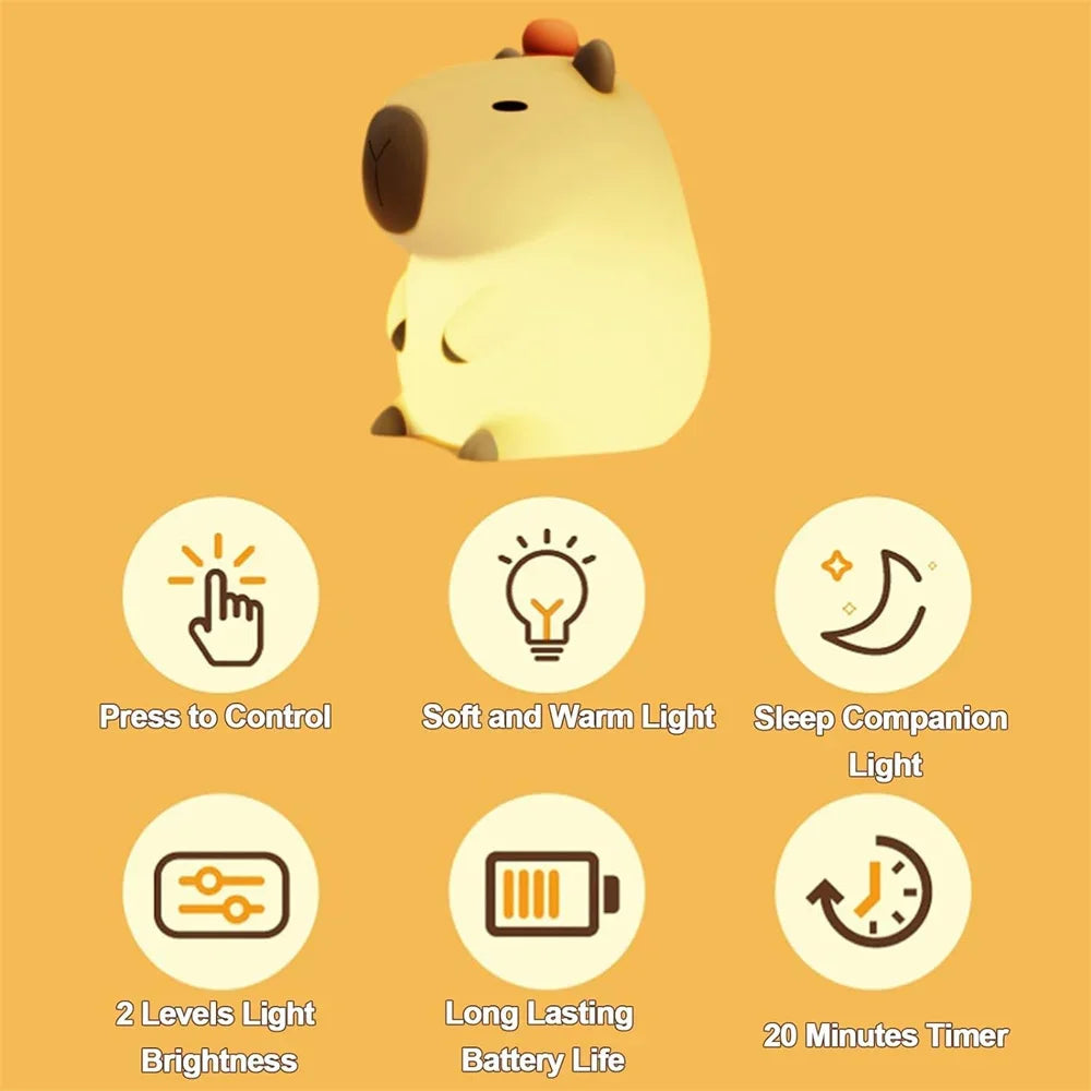 Lisslune | Capybara Night Light