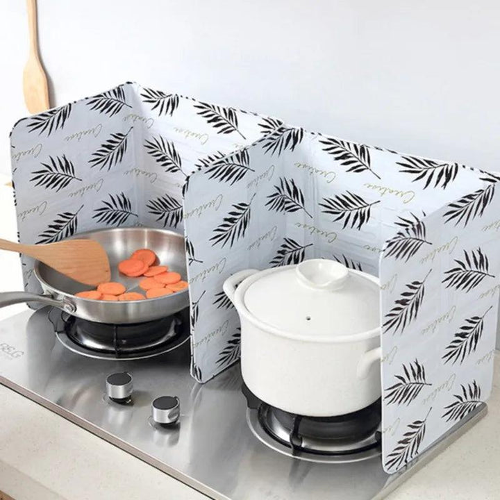 Lisslune | Adjustable heat-resistant aluminum kitchen oil splash guard - Versatile splash guard