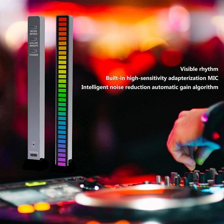 Lisslune | Sound Activated Light Bars LED - Enhance Ambient Room Lighting with Sound Sensitivity