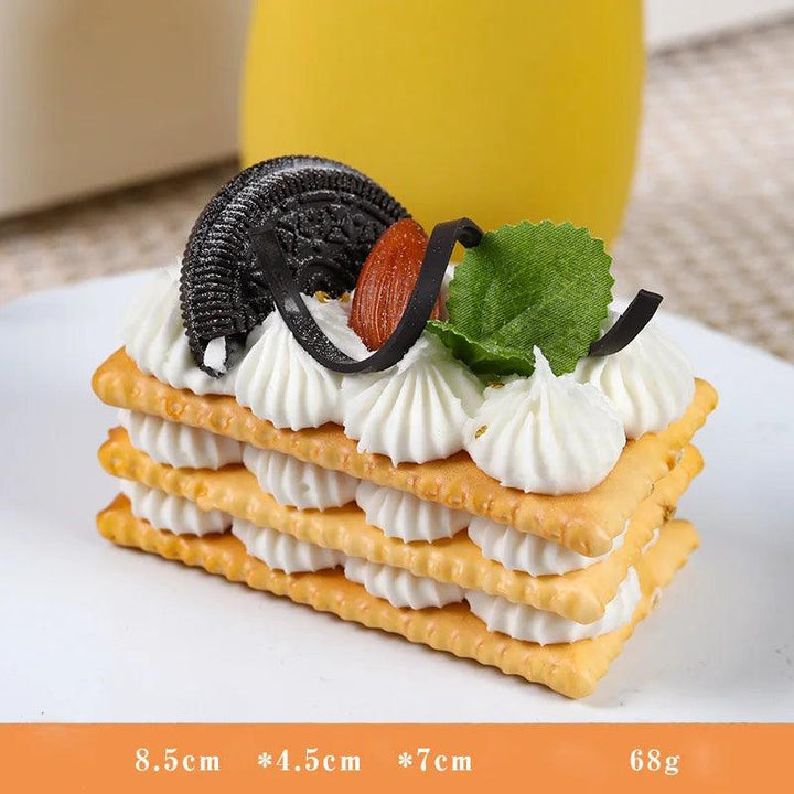 Lisslune | Realistic Artificial Dessert Cake for Home Decor and Photography - Food Simulation Model FCYY-002
