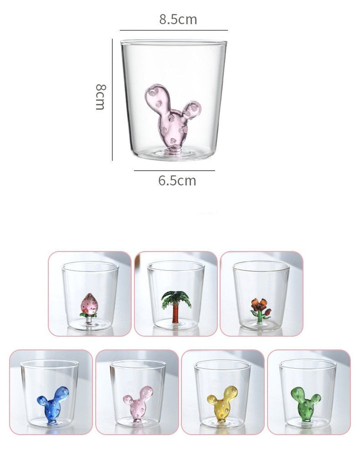 Lisslune | Cactus Glass Cup