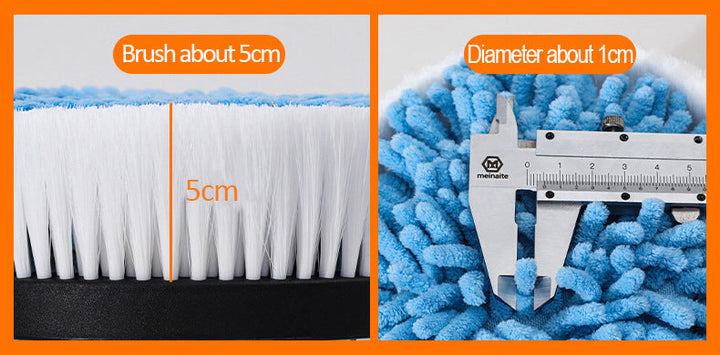 Lisslune | TurboBrush 360 Car Wash Brush – Rotating Brush with Soap Dispenser & Extension Pole