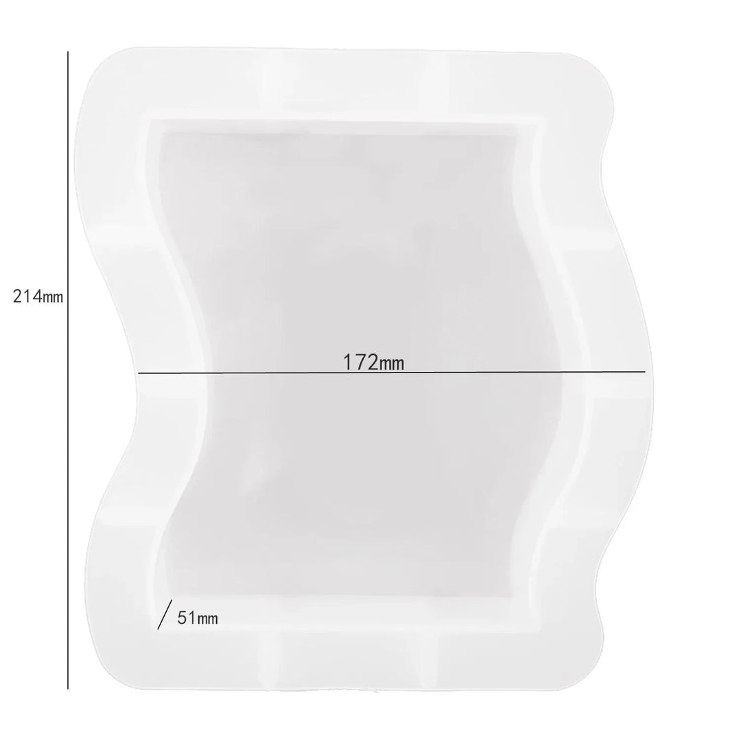 Lisslune | DIY Crystal Silicone Resin Molds – Large Cube, Heart, Round and Rectangular Geometry Molds for Resin Pouring