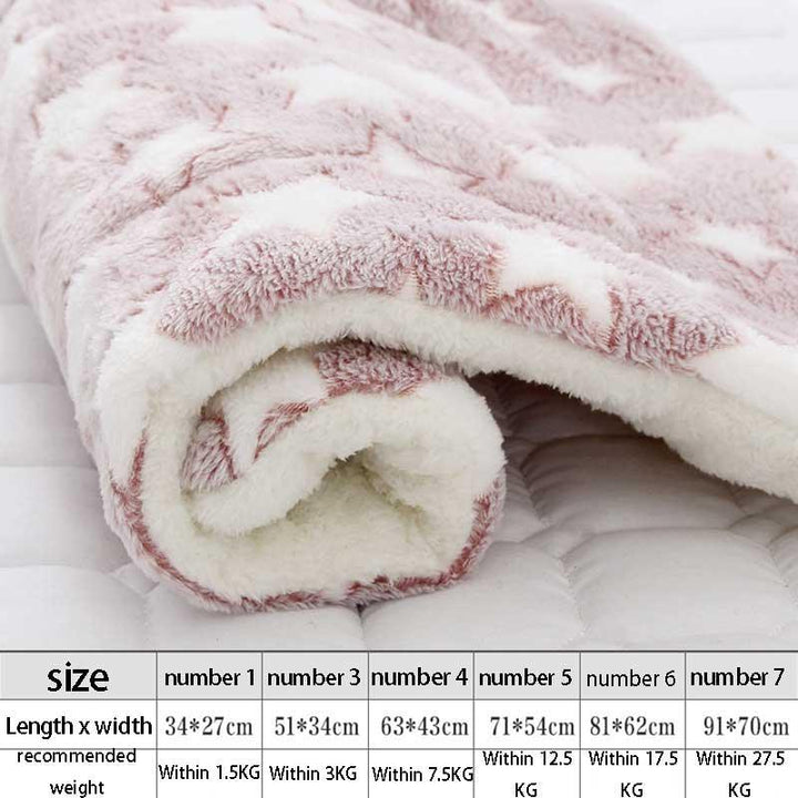 Lisslune | Plush Flannel Pet Bed for Ultimate Comfort for Dogs and Cats