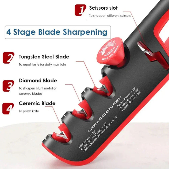 Lisslune | 4-in-1 Professional Knife Sharpener (1+1 Free) - EdgeSharp