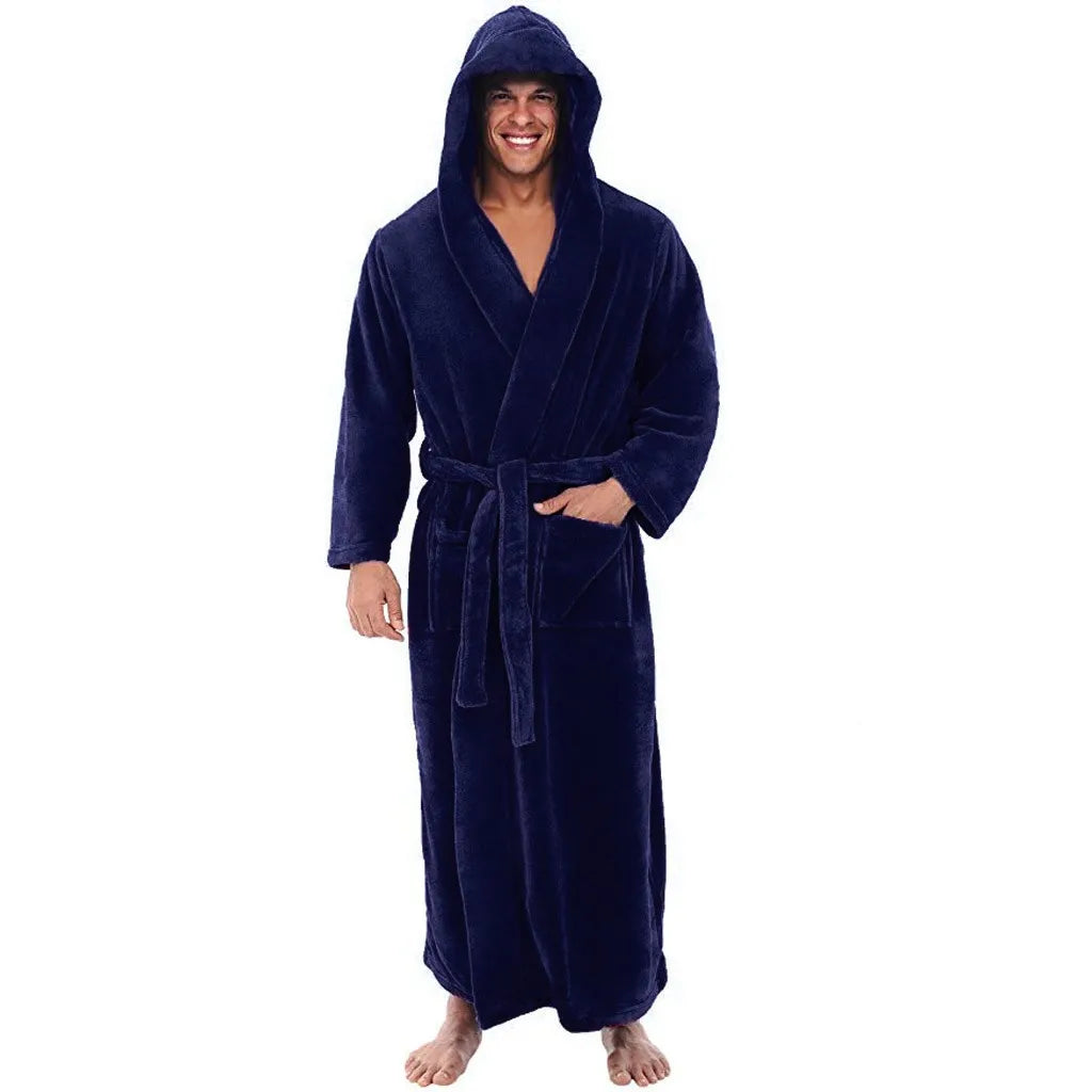 Lisslune | HoodedChill – Cozy Bathrobe for Men