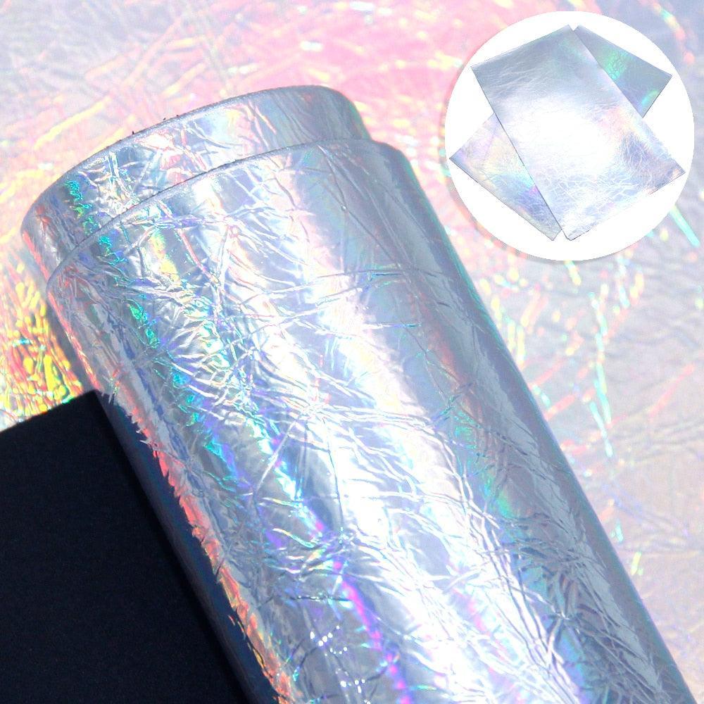 Lisslune | Glittering Creativity: Transform Your Projects with Burst Crack Synthetic Leather Sheets