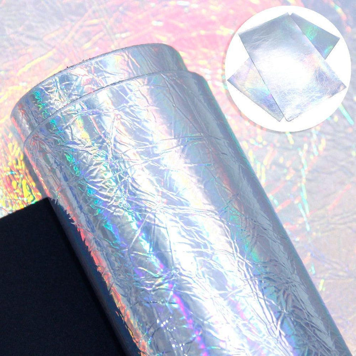 Lisslune | Glittering Creativity: Transform Your Projects with Burst Crack Synthetic Leather Sheets