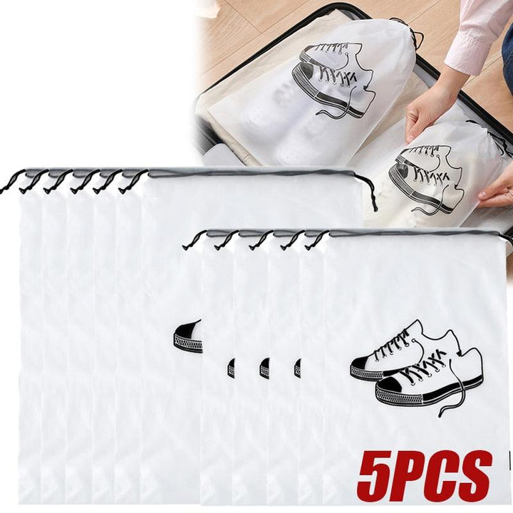 Lisslune | Matte Transparent Shoes Travel Organizer Set - Ultimate Storage Solution