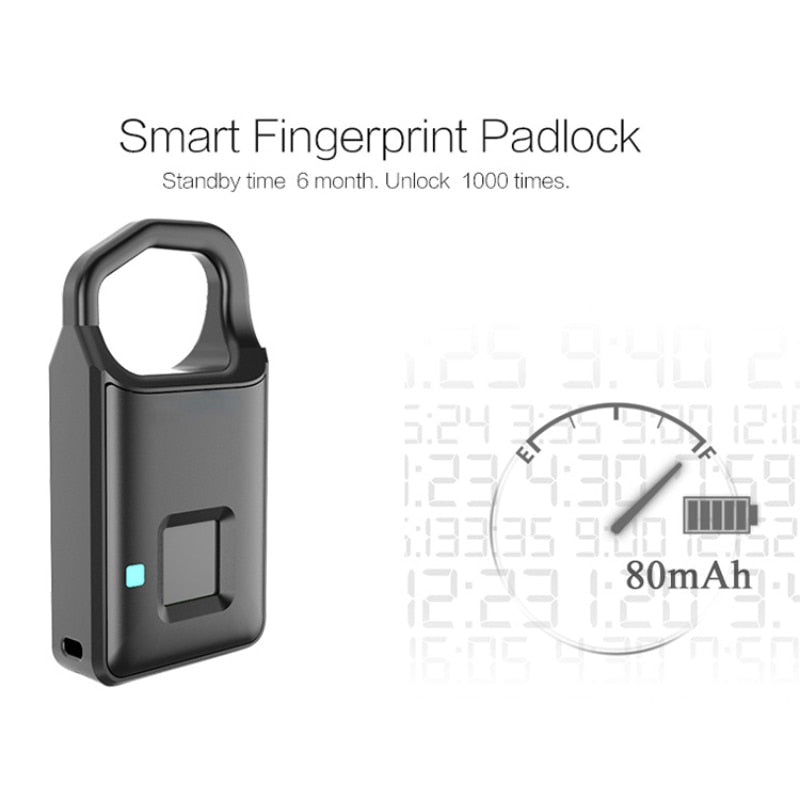 Lisslune | Touch Guard Smart Fingerprint Waterproof Secure Lock