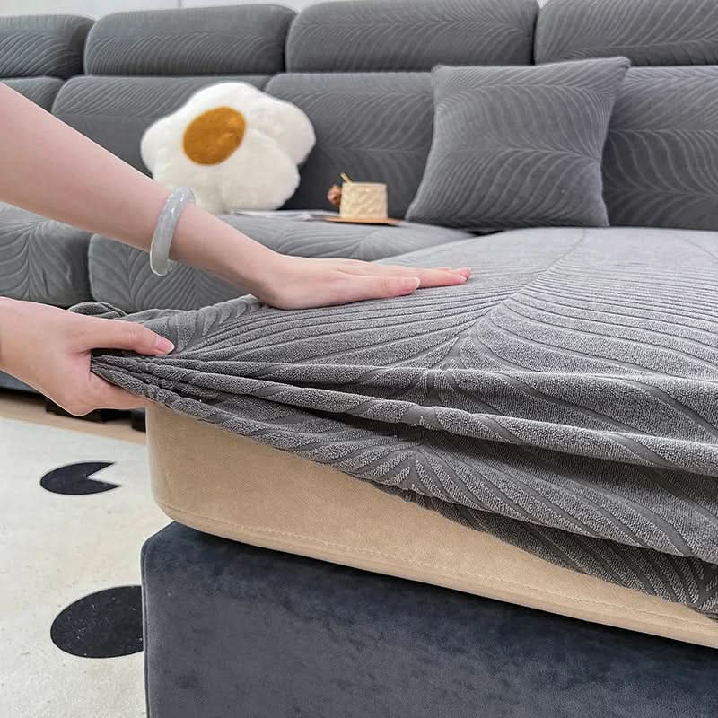 Lisslune | PlushSecure - Elegant Jacquard Sofa Cover for Non-Slip Comfort