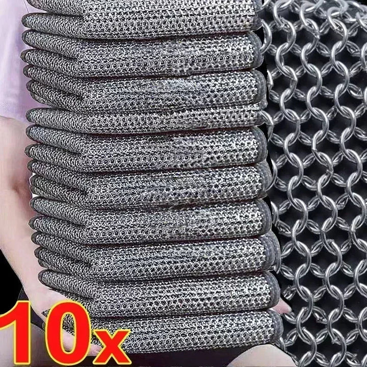 Lisslune | Non-Stick Iron Wipe Double Layer Wire Cleaning Cloth