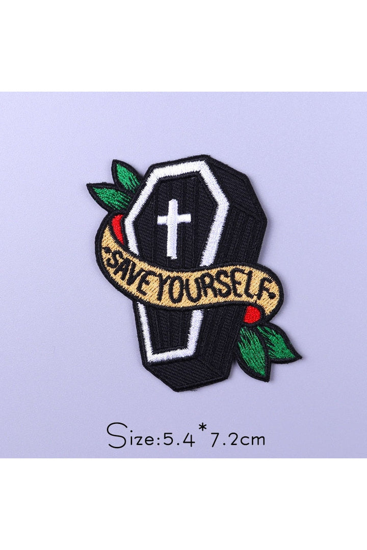 Lisslune | Punk Style Embroidered Patches