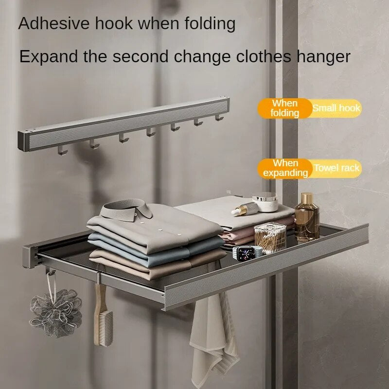 Lisslune | Retractable Laundry Organizer Net Rack